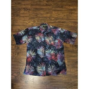 Pete Huntington Shirt Men's Size M Multicolor Design Handcrafted